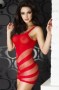Red-Sexy-Striped-Cutout-Mini-Chemise-Dress-LC21261-1